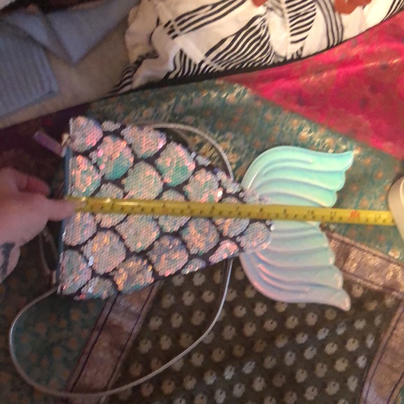 New without Tags Sequin Mermaid Crossbody Purse 👛🧜‍♀️ by P.S. 🧜‍♀️ - Picture 9 of 17